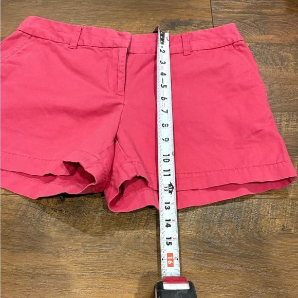 Ann Taylor LOFT Pink Shorts Vibrant Cotton Blend size 4 - Picture 2 of 7